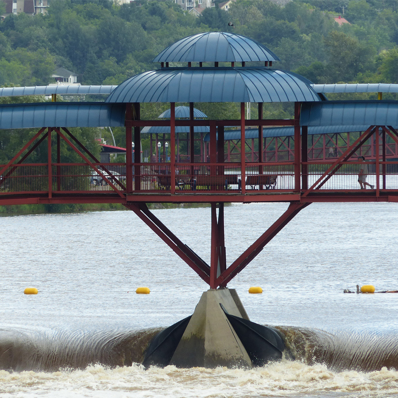 Déploiement du barrage gonflable à compter d'aujourd'ui