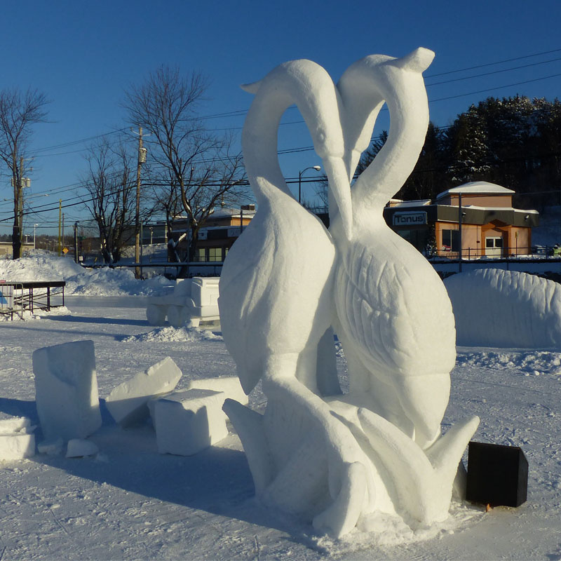 L’événement Sculptures sur neige se tiendra  du 9 au 11 février au centre sportif Lacroix-Dutil