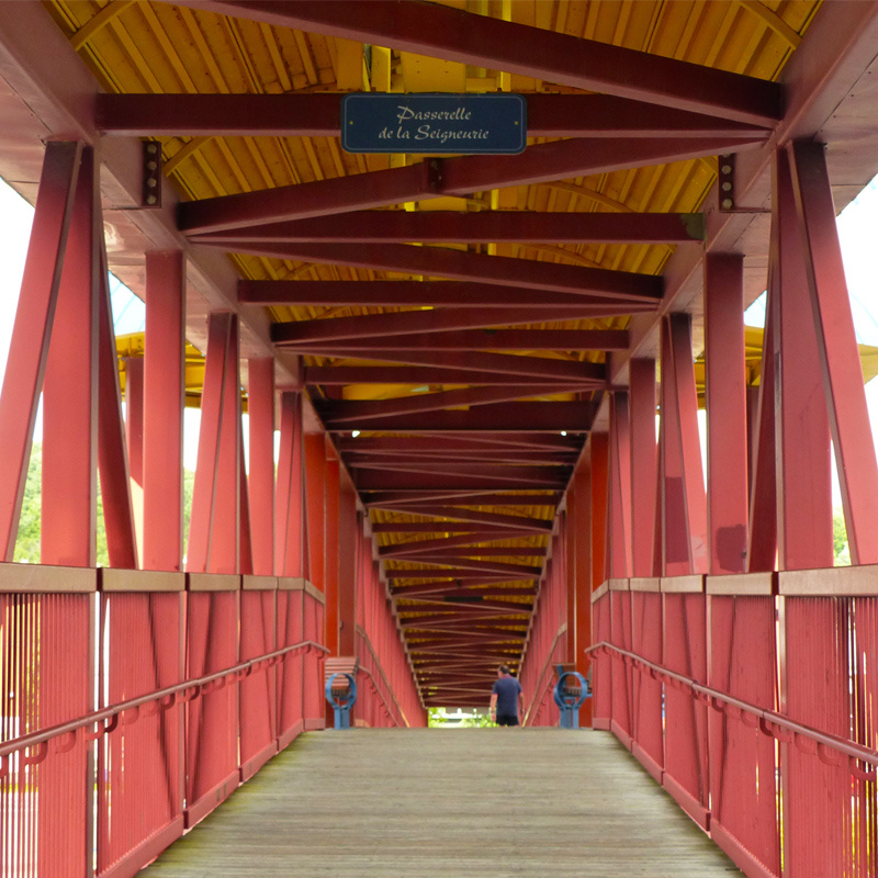 La passerelle de la Seigneurie fera l’objet de travaux de nettoyage dans la nuit du 27 au 28 juin prochain.